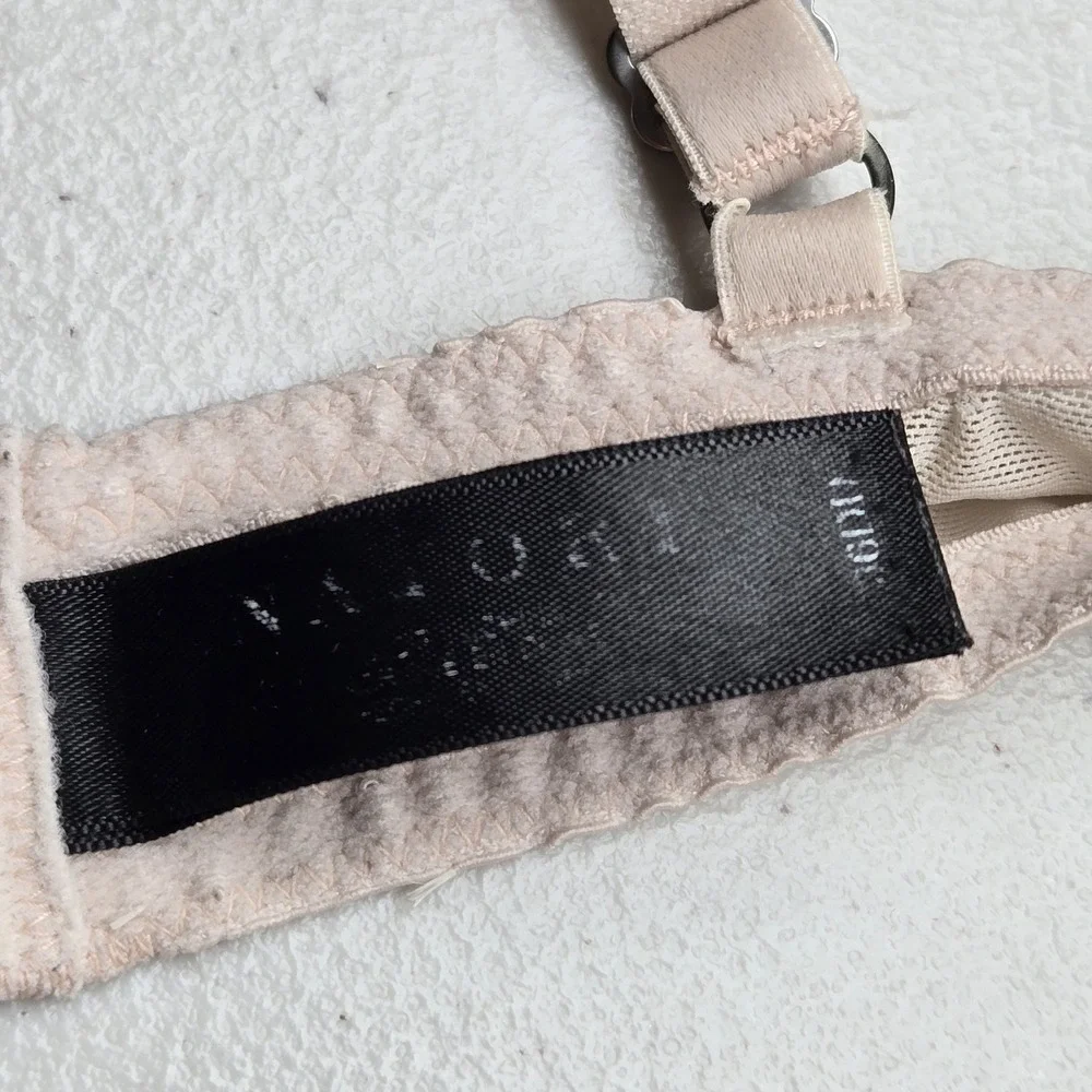 Natori Women Bra 36DD‎ Beige Floral T Shirt Underwired Lace Mesh Strap